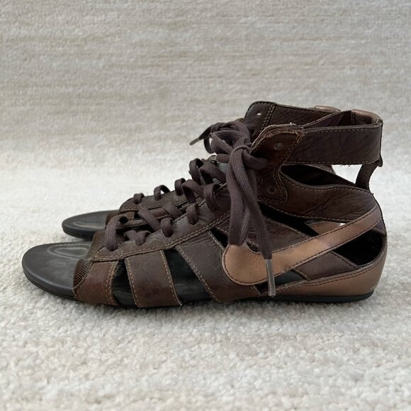 Y2K Nike Gladiator Lace Up Sandals Shoes 7.5 - Picture 1 of 9